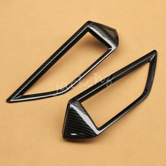 For Subaru Impreza Forester XV Dashboard Middle Air Vent Cover Trim Carbon Fiber