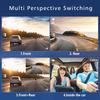 2/3-Kanal WIFI Auto DVR, Hochauflösende 1080P In-Car Dashcam mit drei Kameras, Videoaufzeichnung.