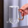 Small Green Orange Tea Sea Tea Separator Household With Handle Heat-Resistant High Borosilicate Glass Transparent Filterable Fair Cup