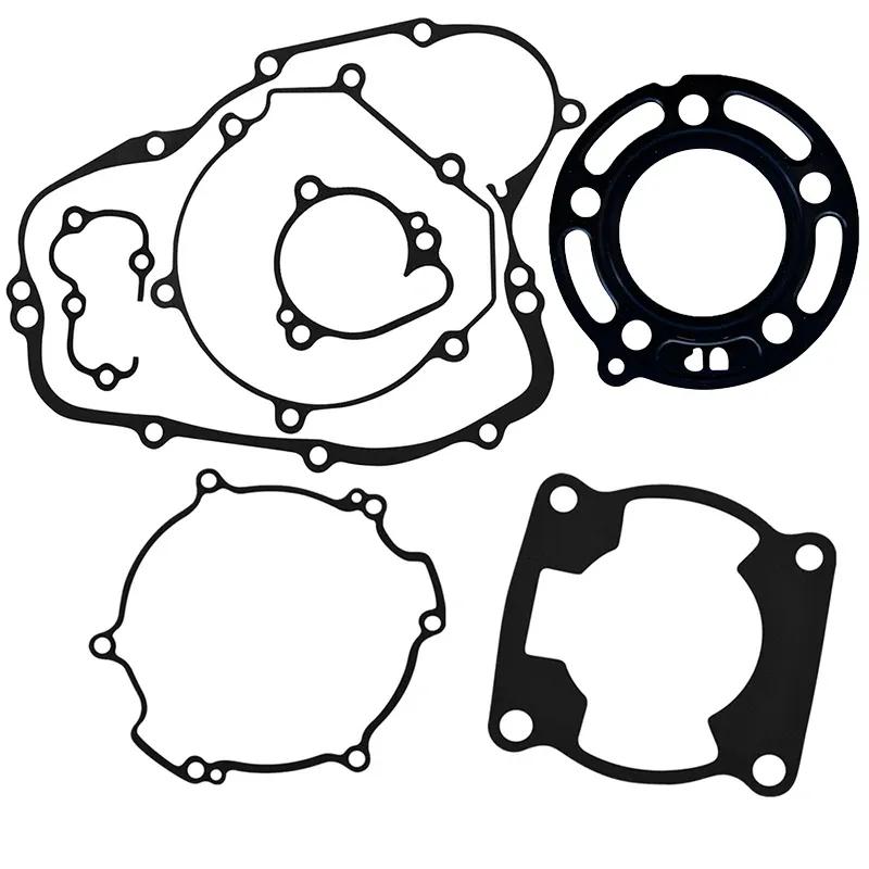 Motorcycle Cylinder Crankcase Engine Clutch Cover Gasket Kits Set For Kawasaki KX85 2001-2013