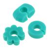 24pcs/set Mixed Color Silicone Wine Glass Marker Charm Drinking Glass Identification Cup Label Tag Signs Party Bar Home Supplies