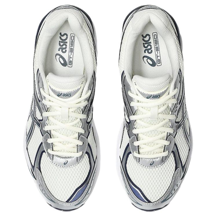 Asics GT-2160 Άνετα Ανθεκτικά Παπούτσια Τρεξίματος Unisex Αθλητικά Παπούτσια Εκρού Ασημί Μπλε 1203A275-117