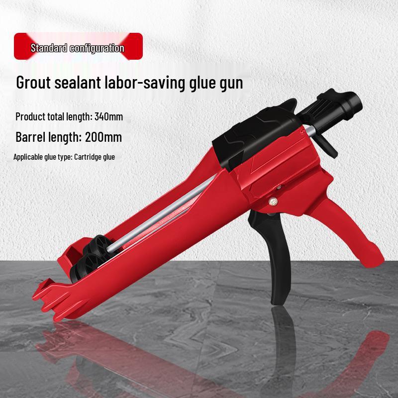 Complete Home Caulking Tool Set: Caulking Gun, Trowel, Scraper, Corner Tools, Labor-Saving Glue Gun, Dual-Cartridge Gun