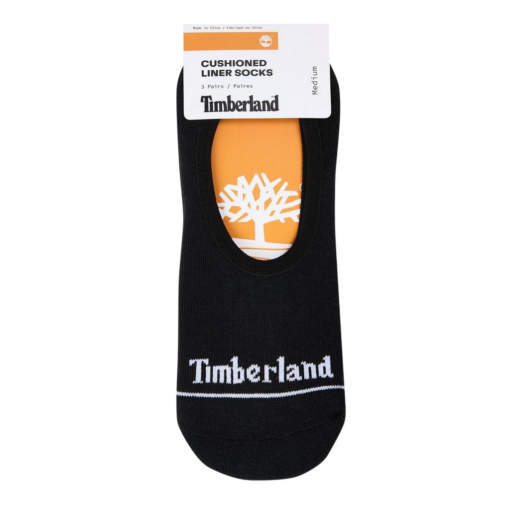 Timberland Mens Cotton Blend Liner Socks (Pack of 3)
