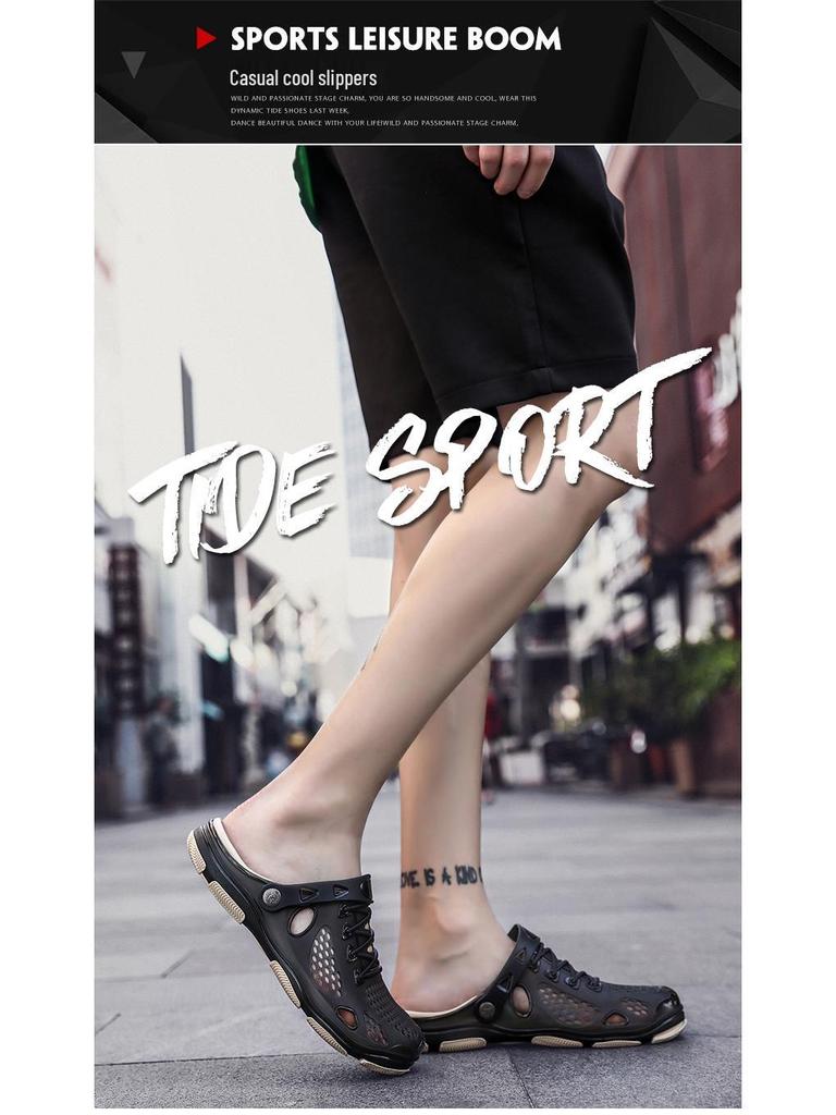 Herren Zwei-Wege Sommer Strand- und Outdoor-Freizeitsandalen