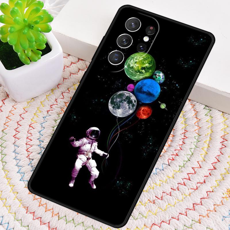 Outer Space Silicone Phone Case For Samsung Galaxy Note 10 Pro S26 S25 S24 S23 S22 S21 Plus S25Ultra Capa Cover