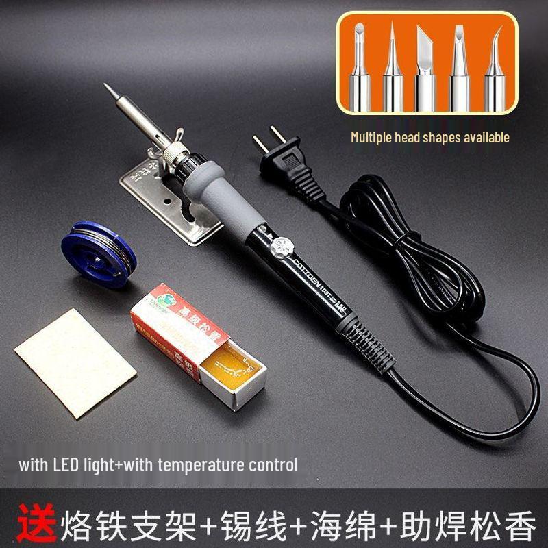 60W Adjustable Temperature Soldering Iron Kit for Electronic Repair - Long Life Inner Heating Type