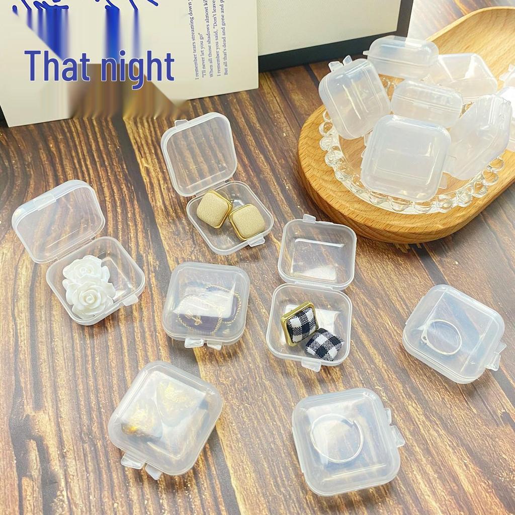 Nail Art & Jewelry Storage Box: 10 or 24 Small Grids for Drills & Ornaments