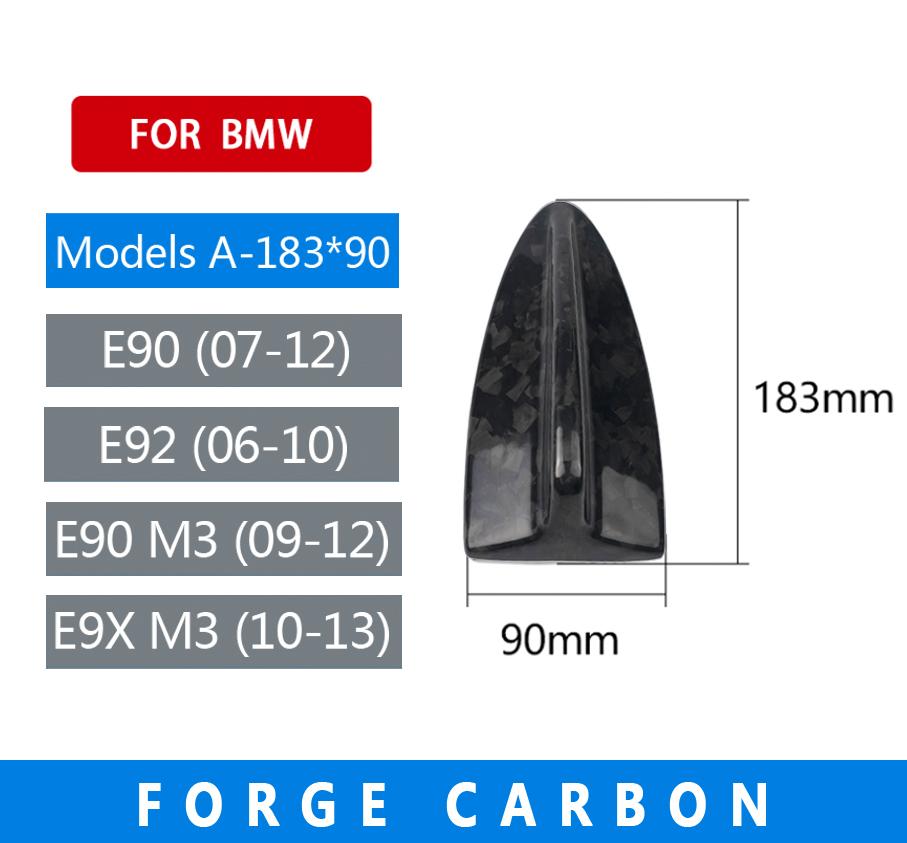 Echte Kohlefaser Für BMW M2 M3 M4 12345 7er Reihe X1 X3 F22 F30 F34 F80 F87 F32 F36 F82 G11 G20 G12 G30 Haifischflossen-Antennenabdeckung