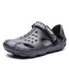 Foreign trade summer men's sandals Korean version tide outdoor bag head beach shoes large size thick sole hollow hole shoes men 2028