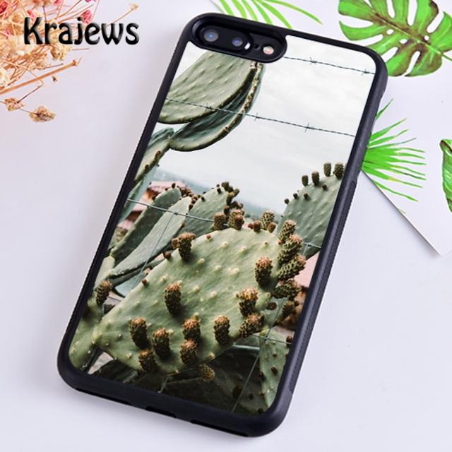 Krajews Cute Cactus Hug Summer Phone Case Cover For iPhone 14 5 6s 7 8 Plus X XR XS 11 12 13 Pro Max Samsung Galaxy S21 S22ultra
