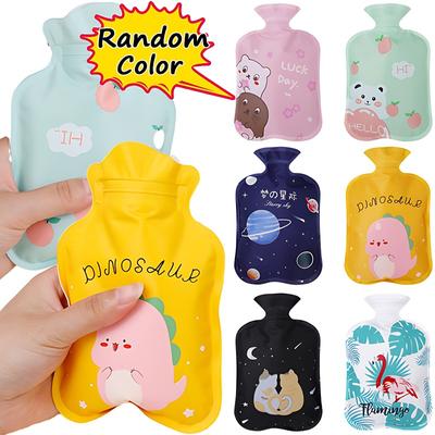 Niedlicher Handwärmer, Wärmflasche mit Cartoon-Plüsch, mit Wasserfüllung, hält kältebeständig, weich und warm, Heizkissen