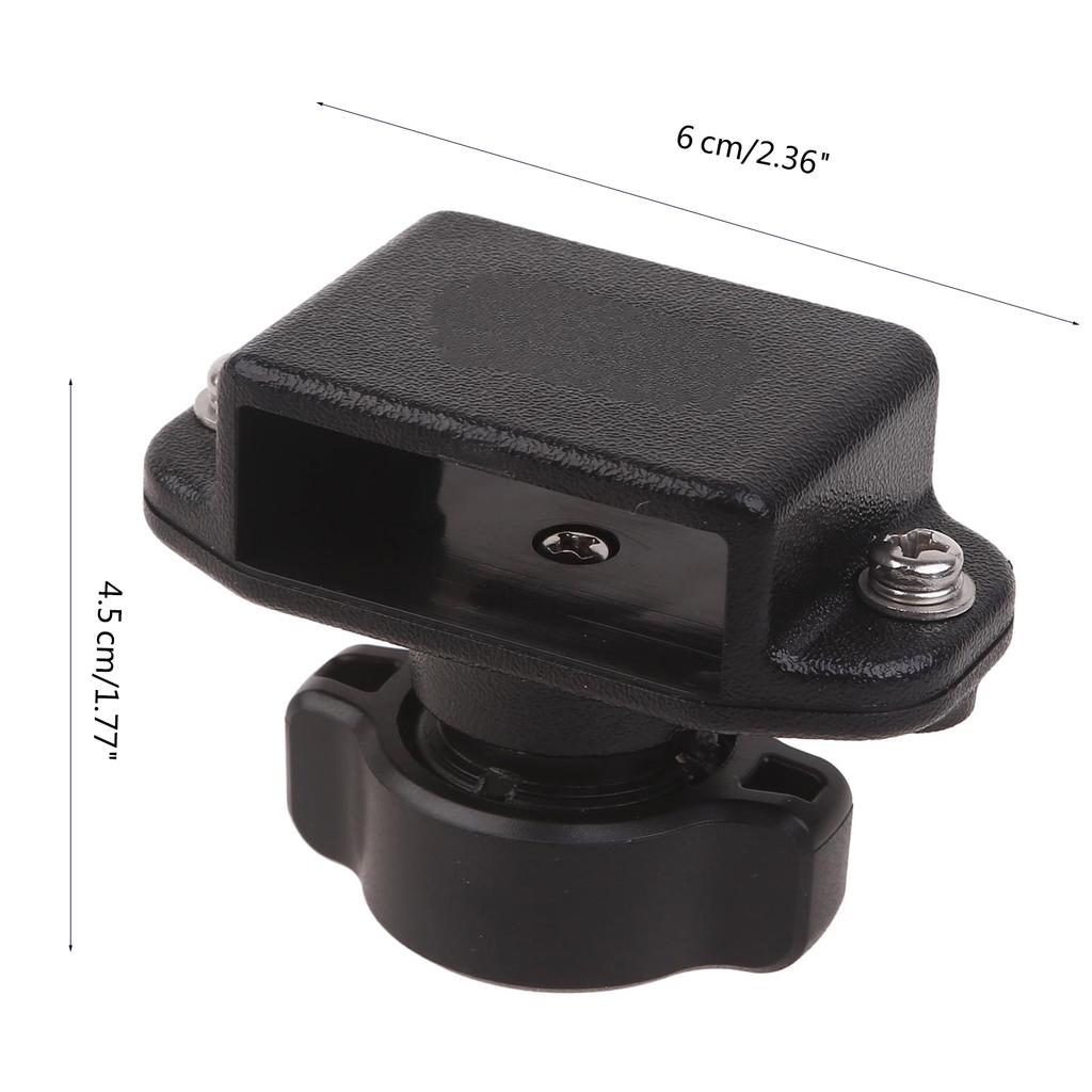 Durable Suction Cup Mount for Car Intercom Accessories Convenient & Reliable ABS Holder Lightweight for Walkie Talkies