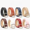 New Simple Retro Square Buckle Women's Belt High-end Casual Style Decorative Jeans Belt Women