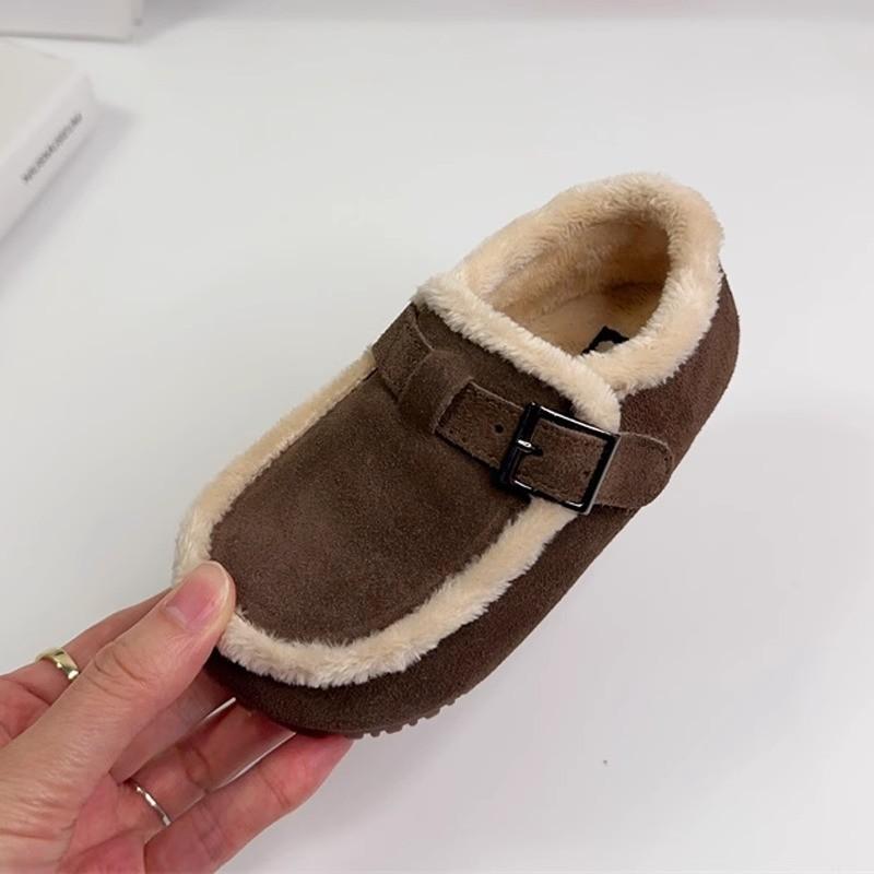 Chaussures pour enfants 2025 Automne/Hiver Chaussure décontractée en coton avec velours chaud Botte pour fille à semelle souple Polyvalente Bottes pour garçons Bottes pour filles Botas