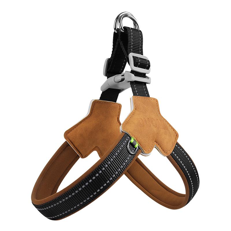 Retro Design No Pull Y- Typed Dog Harnesses Vest Summer Breathable Reflective Pet Harness for Small Medium Dogs Pet Cachorro