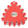 3 Pcs Triangle LED Road Flares Roadside Emergency Safety Light Beacon Flashing Warning Light Kit with Magnetic Base
