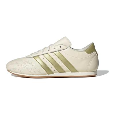 Taekwondo Pizzo Crema Oro Metallizzato Sneakers da Donna Bianco Crema Gomma JQ0570