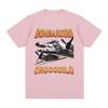 Bombardiro Crocodilo Crocodile Plane Bomber Funny Humor T-shirt Men's Women Casual Cotton Short Sleeve T Shirts Comfort T-shirts