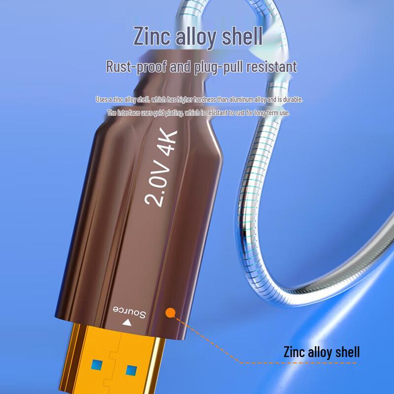 FengYingZi Armored 4K HDMI 2.0 Fiber Optic Cable