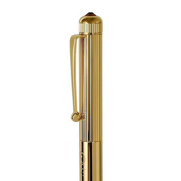 ROMEO No. 3 Ballpoint Pen ES (Vertical Line) (Gold)