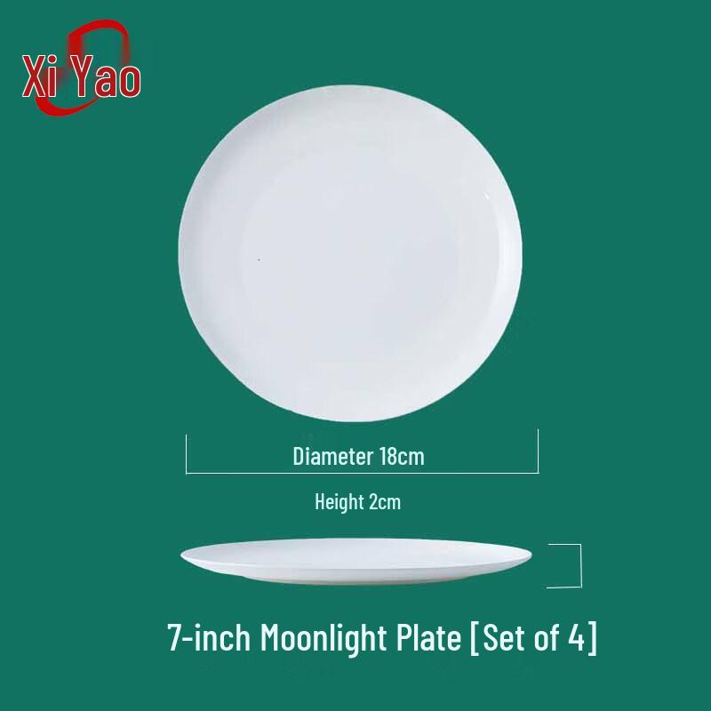 Xiyao Bone Ceramic Moonlight Dinner Plate Set