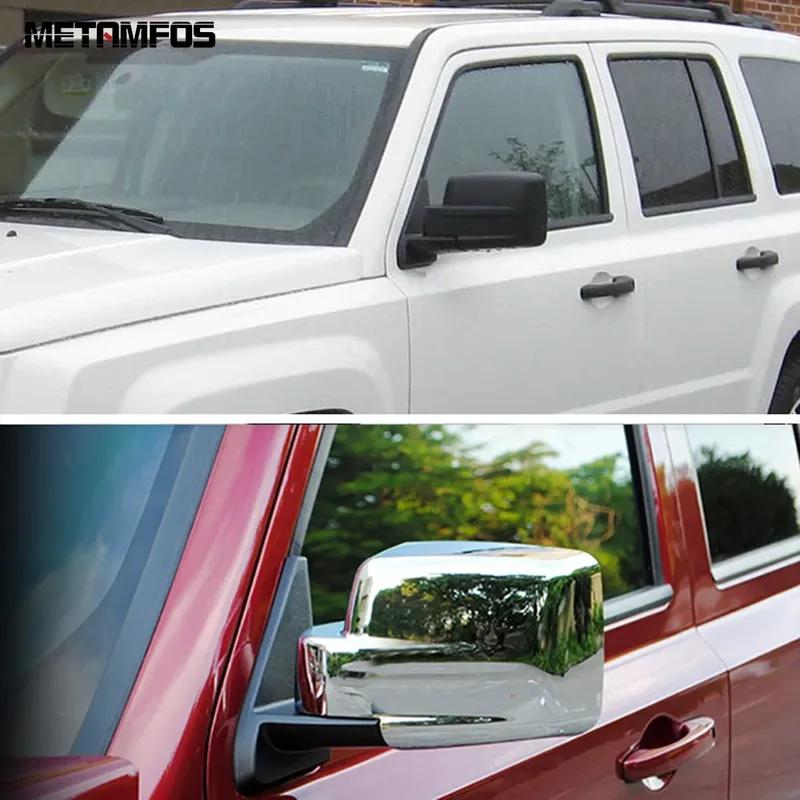 Rearview Side View Mirror Cover Trim For Jeep Patriot 2007-2013 2014 2015 2016 2017 Chrome Protector Accessories Car Styling