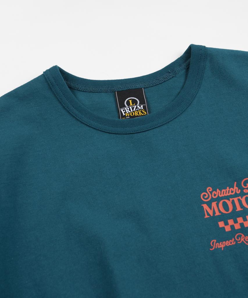 FRIZMWORKS Scratch Built Motors Half Tee _ Teal