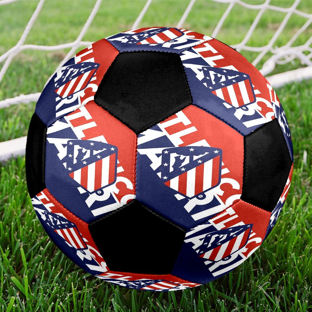 Atlético Madrid Theme Size 5 Soccer Ball, Suitable for Both Indoor and Outdoor Matches, a Gift Suitable for Everyone.