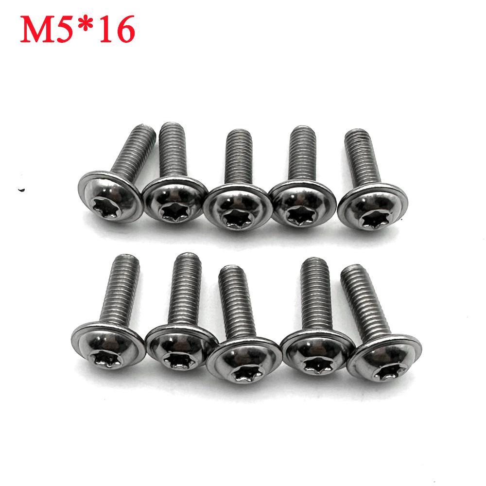 For BMW R1200GS R1200RT R1100GS S1000RR F650GS K1600GT F800GS R1100RS/RT R1150RT HP2 Motorcycle Shell Stainless Steel Screws