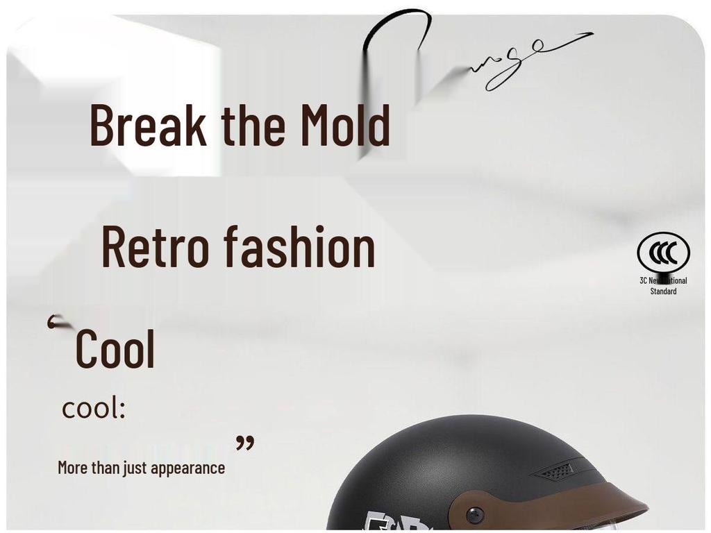 Certified 3C Electric Vehicle Helmet with Winter Ear Protection and Hidden Visor