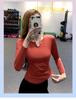 Women's Quick-dry V-neck Long-sleeve Slim-fit Yoga Top