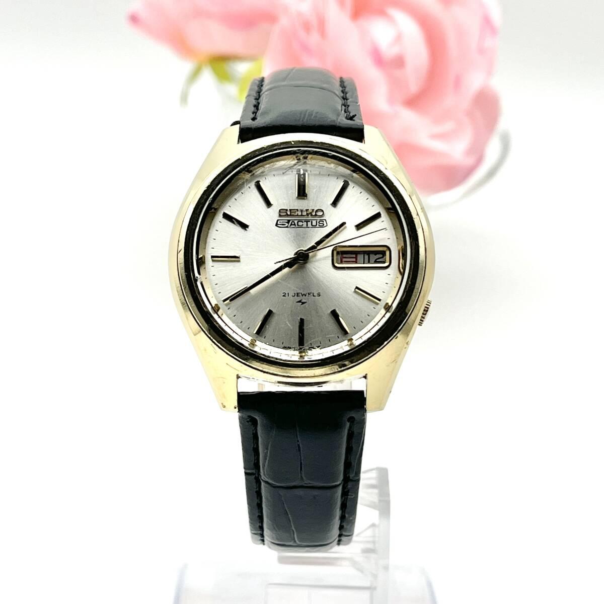 Working item SEIKO5 ACTUS21 stonesDay dateAutomatic watchMen sManagement 906e