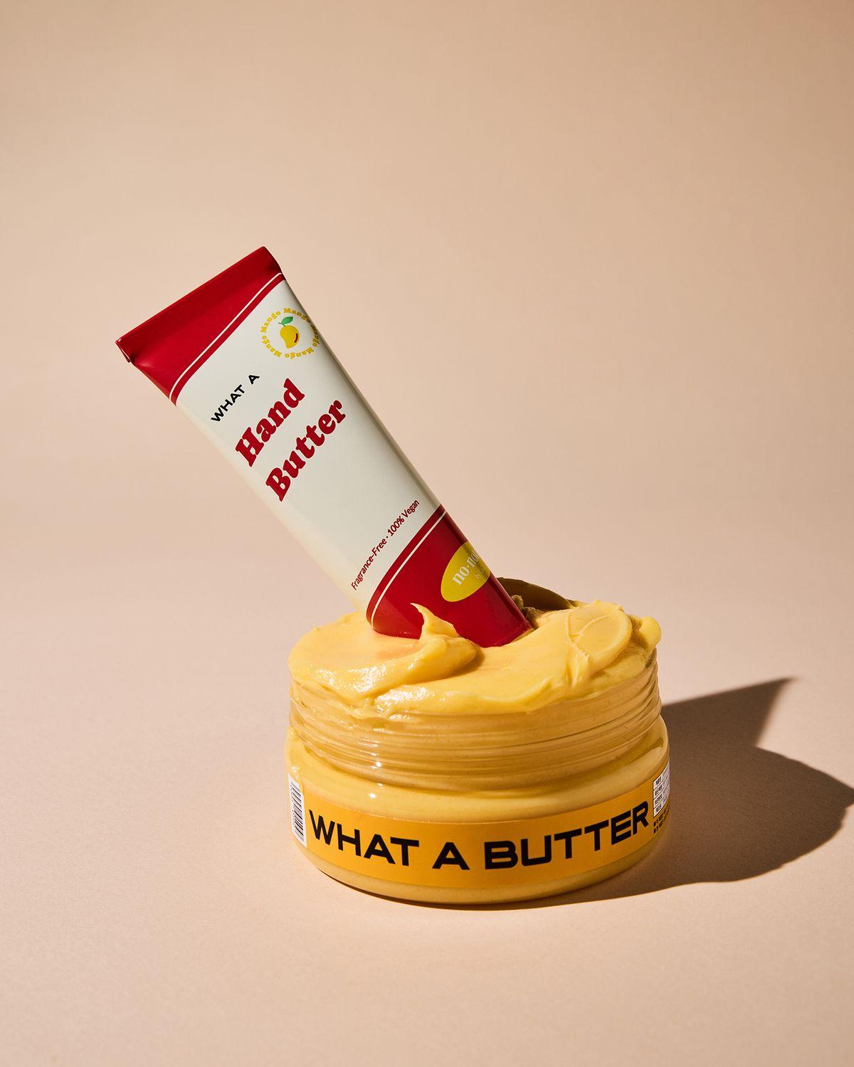 Unscented Vegan Hand Cream No Note x What a Butter What a Hand Butter Mango 50g