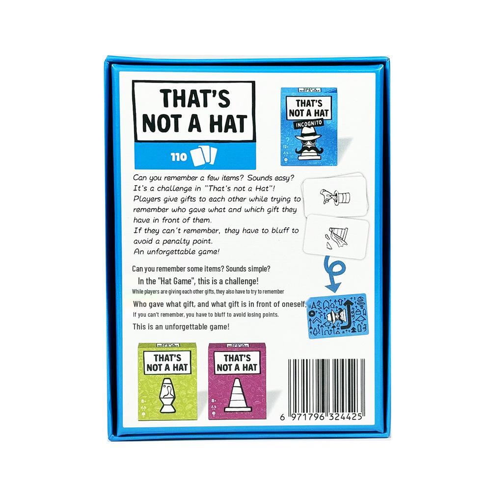 To nie jest kapelusz: Karciana gra imprezowa - Szybka wysyłka!