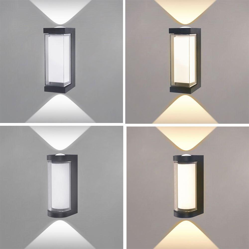 Waterproof Design LED Wall Light Modern Style Energy Saving Outdoor Wall Lamp Warm/White Light 7w Garden Sconce Lights