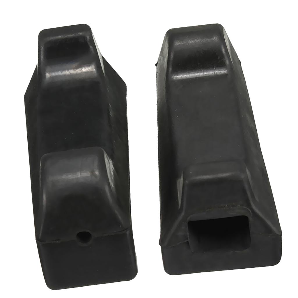 2 Piece Front Side Footrest Rubber Peg for Yamaha YBR 125 Motorcycle