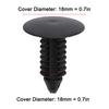 License Plate Plugs for Front Bumper Holes Set of 4 with Painted Finish