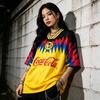 Retro Vintage National Team Soccer Jersey Men Women Short Sleeve Streetwear Casual Hip Hop Style Sportswear