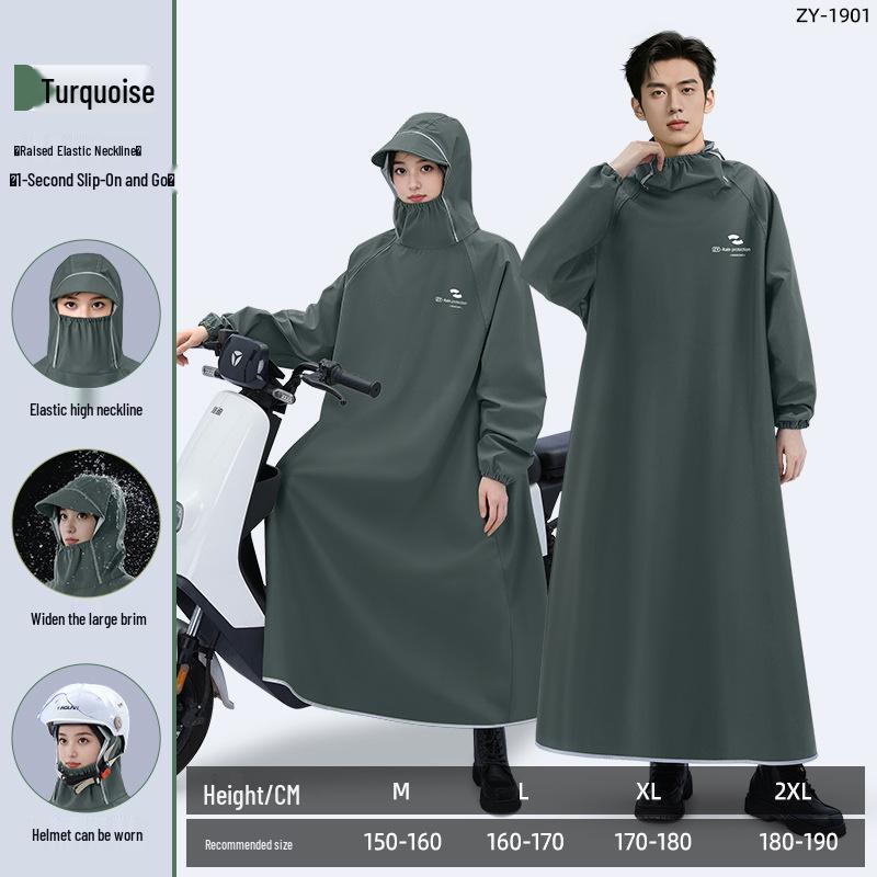 

XL Водонепроницаемое пончо для электросамоката - Толстое, на все тело, непромокаемое для мужчин и женщин XXL