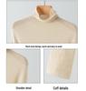 Early Autumn Cashmere & Mulberry Silk High-Neck Slim Fit Knitted Sweater for Women