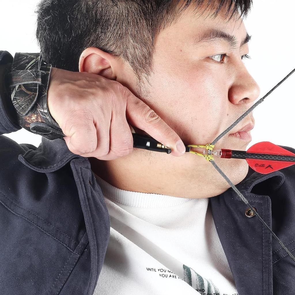 SPG Bow Release for Compound Bow, Comfortable Wrist Strap Archery Release Trigger for Arrow Release, Adjustable Compound Bow Release Aids 360°