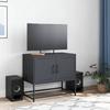 VidaXL TV Cabinet Anthracite 68.5x39x60.5 Cm Steel, TV Stand, TV Sideboard, Multimedia Unit, TV Bench, Hi-fi Cabinet, Center 846472