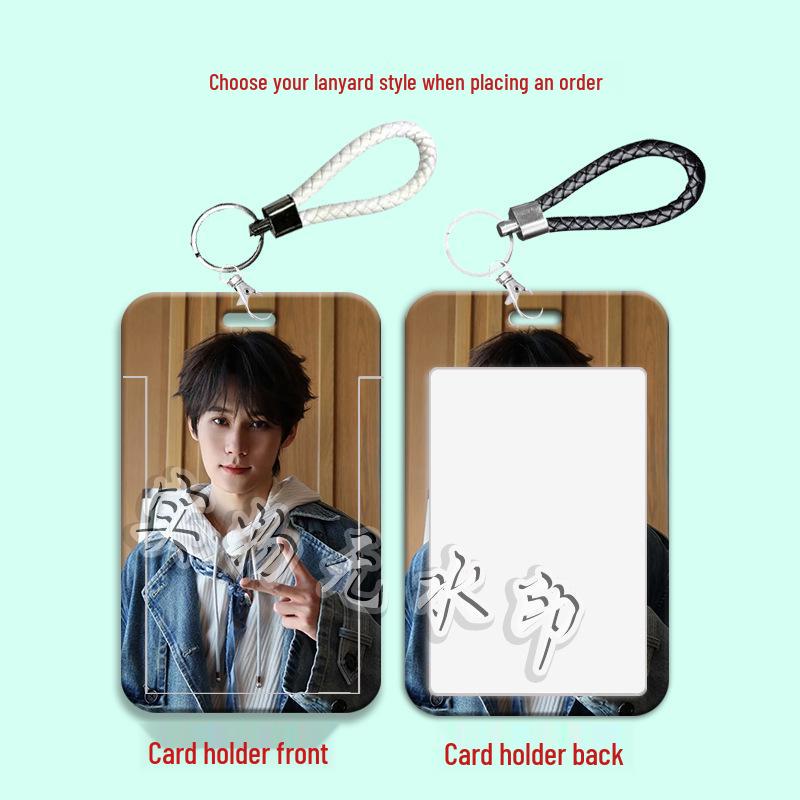 Zhang Zhenyuan TINTS Student Card Holder - Sliding ID/Bus/Water Card Protective Case