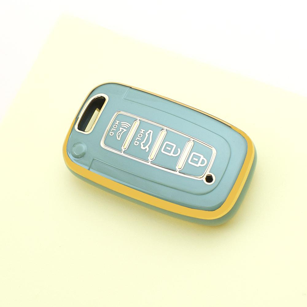 Auto Keychain Tpu Keyless Car Key Case Cover For Kia Soul Hyundai Solaris Hb20 Rohens Sonata 8 Sr Ix35 Elantra I30 Veloster