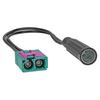 Car Mini Fakra High-Speed Signal Transmission Cable One Female to Two Male Connectors for Car Radio GPS China