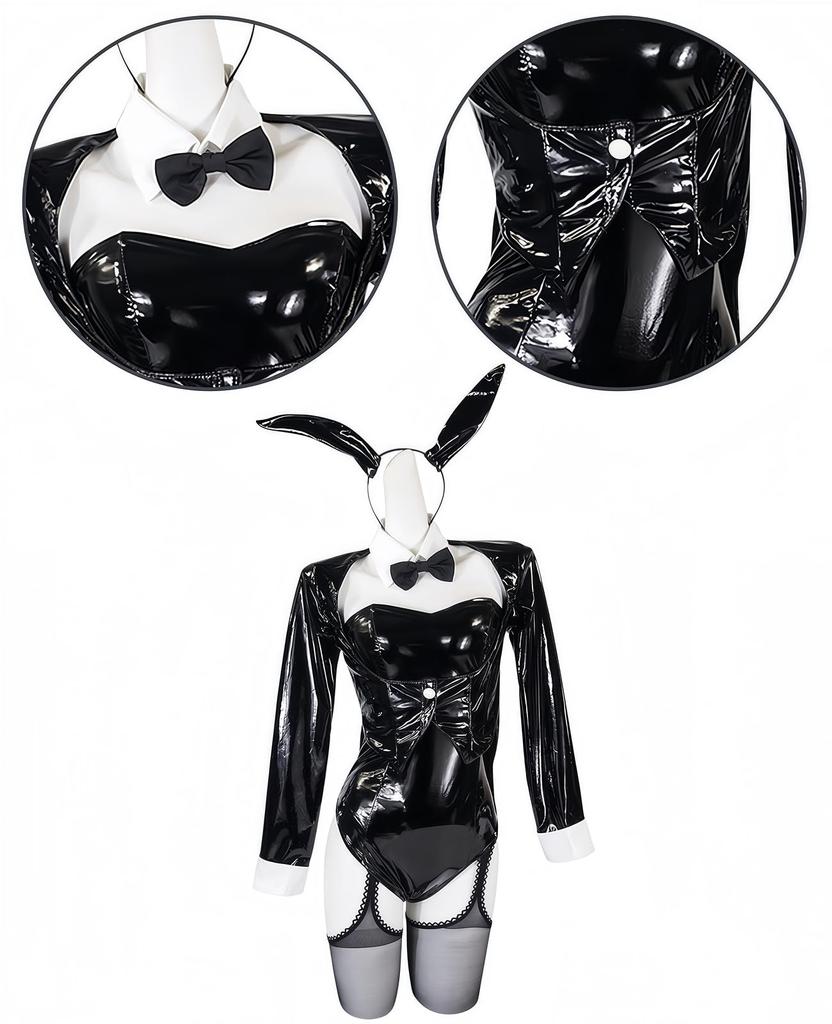 [NOKIJP] Kitagawa Marin Bunny Girl Cosplay Costume, Kise Koi (Dress-Up Doll Wa Koi Wo Suru) Anime Costume Set (Kitagawa Marin Bunny Girl, XXL)