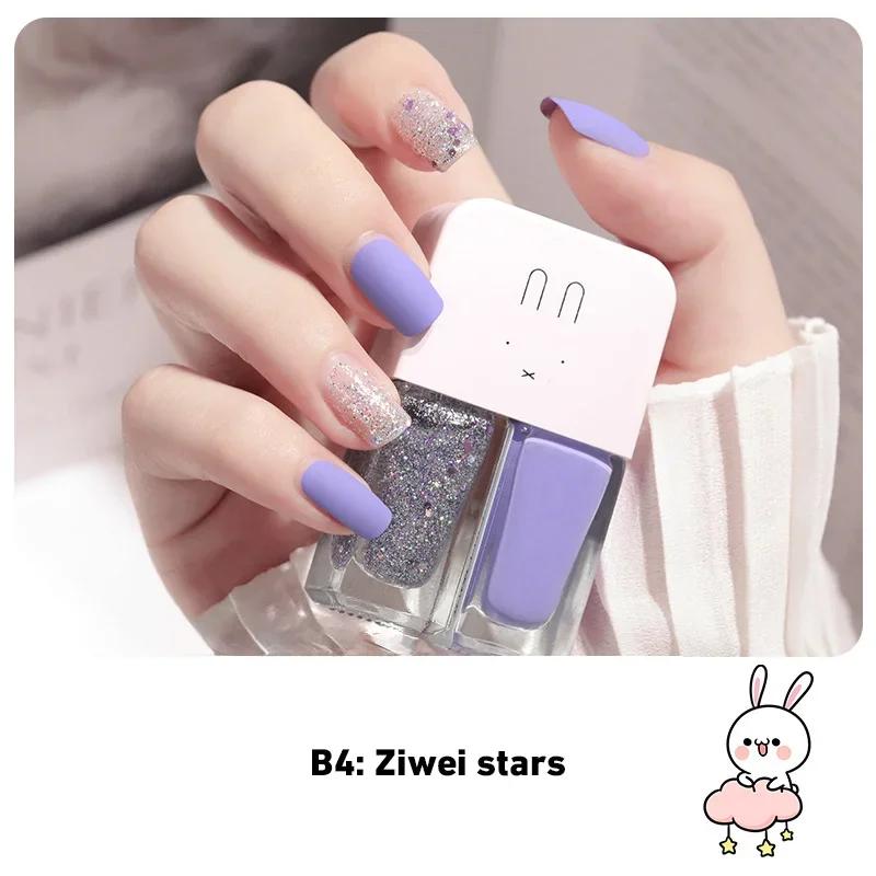 

Двухцветный лак для ногтей без запекания, быстросохнущий, долговечный, телесного цвета, лак для ногтей на водной основе, студенческий премиум-класс, белый прозрачный цвет, хит 2024 года.