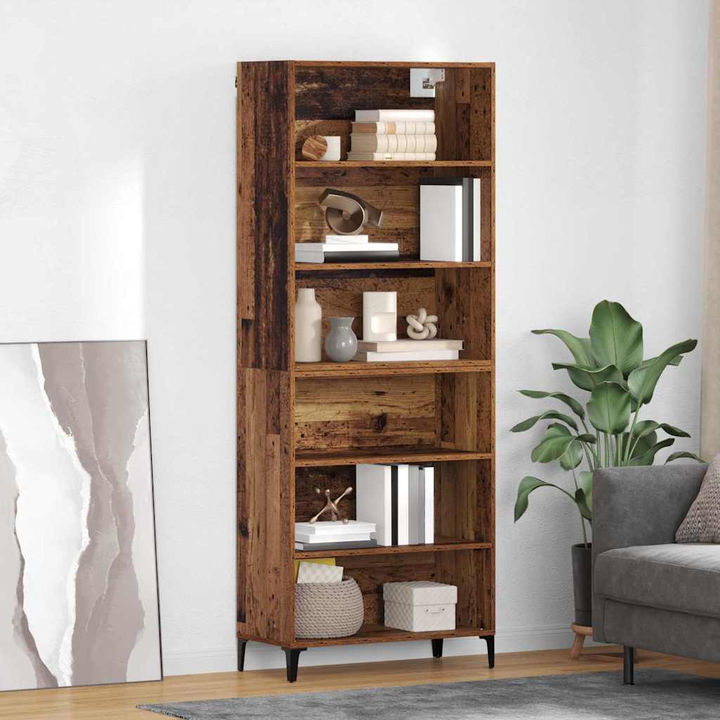 Highboard Reclaimed Wood 69.5 x 34 x 180 cm Engineered Wood
