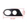 Pair Black Front Bumper Car front Fog Light Lamp Cover For BMW E46 M3 99-06